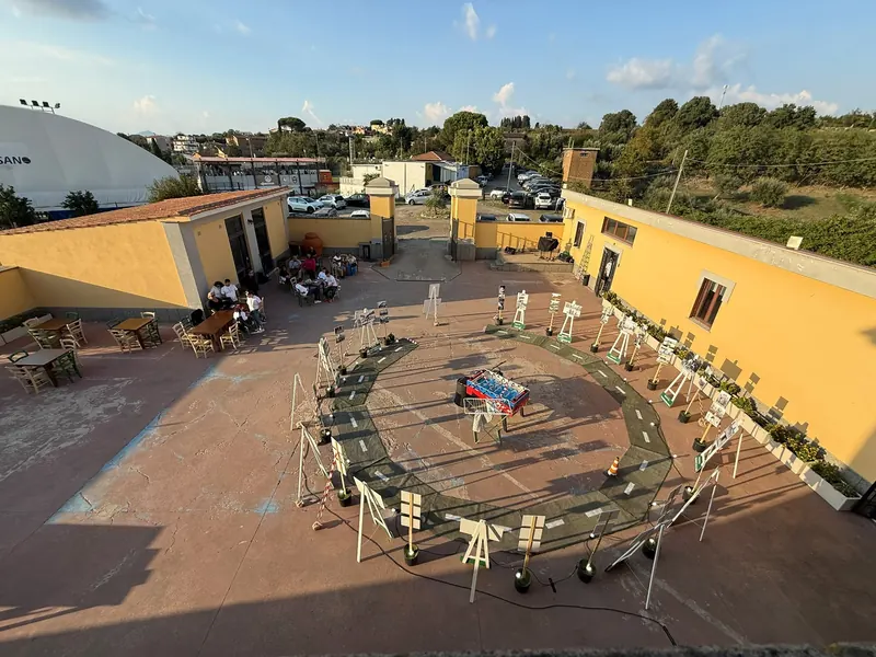 L'allestimento di Sistemi Viventi visto dall'alto